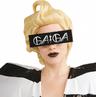 View Item Official Lady Gaga Poker Faces Black Glasses Fancy Dress Pop Star Accessory
