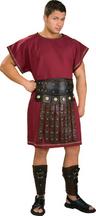 View Item Adult Mens Roman Burgundy Tunic Fancy Dress Costume (STD) Toga
