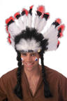View Item Native American Headdress Red Indian Costume Accessory