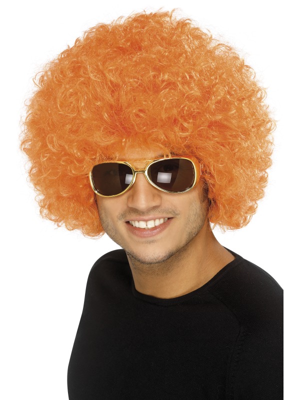 Orange Ginger Afro Wig Costume Accessory Fancy Dress eBay