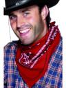 View Item Red Cowboy Bandana Neckerchief Fancy Dress Accessory