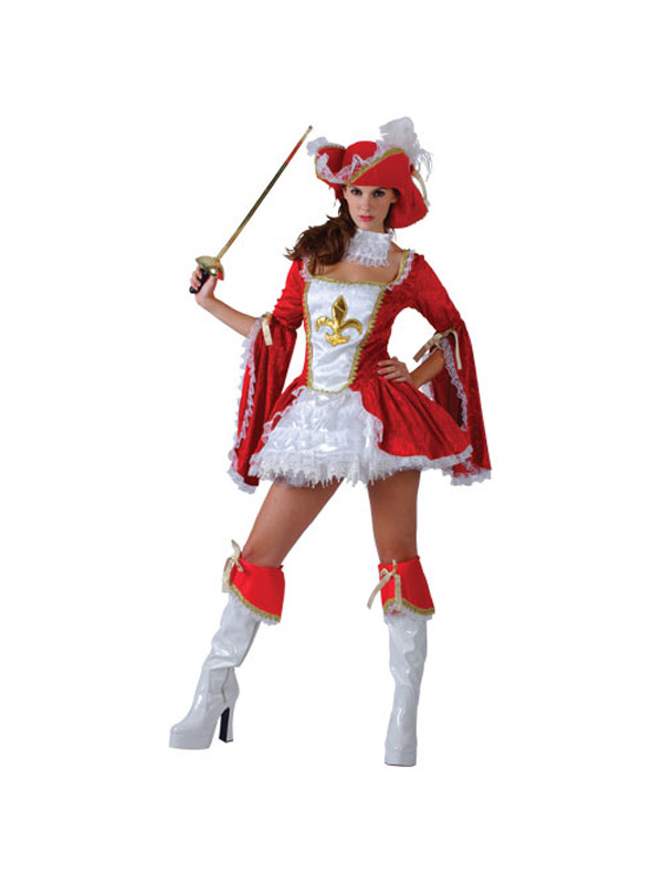 Adult Madame Musketeer Sword Fighter Costume Ladies Womens Female eBay