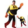 View Item Adult Deluxe Pac-Man Fancy Dress Gamer Costume One Size