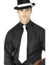 View Item White Gangster Tie Full Length Fancy Dress Accessory