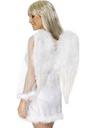 View Item Adult Extra Large White Feathered Angel Wings Fancy Dress Christmas Ladies