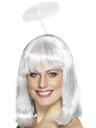 View Item Adult Ladies White Angel Halo Fancy Dress Christmas Nativity Costume Headband