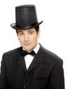 View Item Adult Black Bow Tie Fancy Dress Costume Accessory