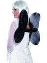 View Item Black Angel Net Wings Fancy Dress Costume Accessory