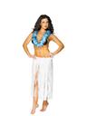 View Item Adult Hawaiian Blue Lei/Garland Fancy Dress Costume 