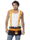 View Item Orange Neon Braces Fancy Dress Costume Accessory