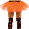 View Item 22"-42" Waist Orange Pink Tutu Fancy Dress Adult Clubbing Accessory (Standard)