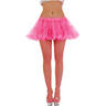 View Item 21"-37" Waist Hot Pink Ruffled Tutu Fancy Dress Adult Clubbing Accy (Standard)