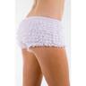 View Item UK Dress Size 8-10 White Ruffled Pants Fancy Dress Adult Sexy Accessory (Small)