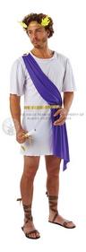 View Item Adult Greek God Toga Fancy Dress Costume Rome Roman Emperor Caesar Mens Gents