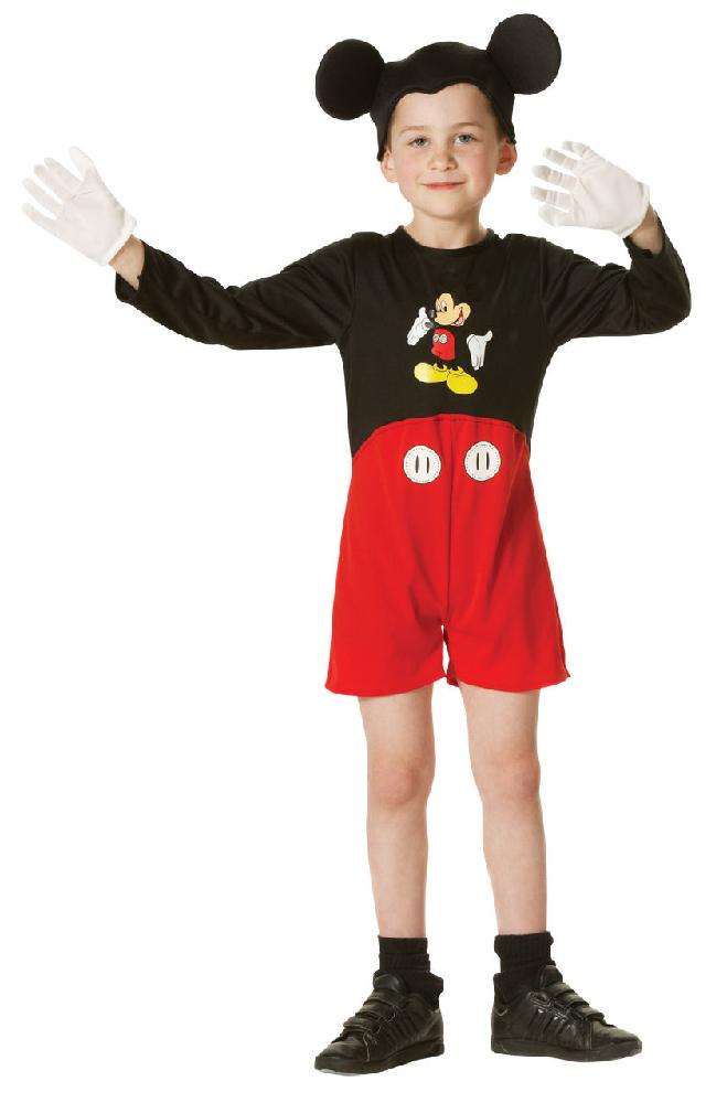 Boys Child Age 5 7 Classic Mickey Mouse Fancy Dress Disney Costume 