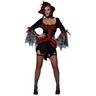 View Item Adult UK Size 14-16 Burlesque Vampiress Fancy Dress Halloween Costume (Medium)
