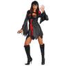 View Item Adult UK Size 10-12 Countess Vampira Fancy Dress Halloween Vampire Costume (S)