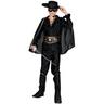 View Item Child Age 13-15 Masked Bandit Fancy Dress Mexican Hero Costume & Hat (Large)