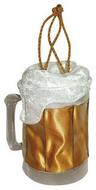 View Item Adult Pint Beer Mug Purse Fancy Dress Tavern Party Maid Handbag Accessory