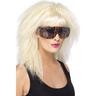 View Item Adult Pink Leopard Print 80s Specs Fancy Dress Shades Pop Star Ladies