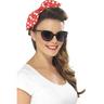 View Item Adult 50s Cat Eye Specs Fancy Dress Shades Biker Girl Ladies Womens Female