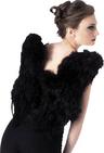 View Item Soft Black Feather Wings Fancy Dress Fairy Accessory