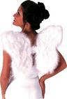 View Item Soft White Feather Wings Fancy Dress Angel Fairy Christmas Accessory