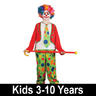 View Item Child Funny Circus Clown Fancy Dress Costume Kids Boys Male