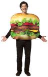 View Item Adult Cheeseburger Hamburger Food Fancy Dress Costume Mens Ladies Unisex