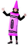 View Item Child 7-10 Licensed Crayola Pink Crayon Fancy Dress Costume Boys Girls Unisex
