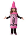 View Item Child 3-4 Years Crayola Tickle Me Pink Crayon Fancy Dress Costume Kids Girls
