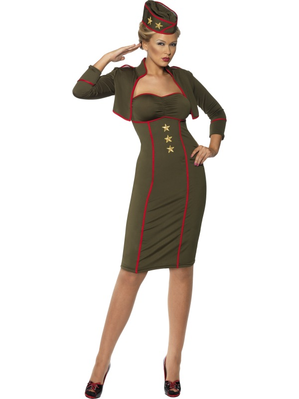 Adult Ladies Army Girl Fancy Dress Combat Military Uniform Costume Female Womens Ebay