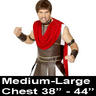 View Item Adult  Roman Centurion Gladiator Greek Fancy Dress Costume Mens Gents Male