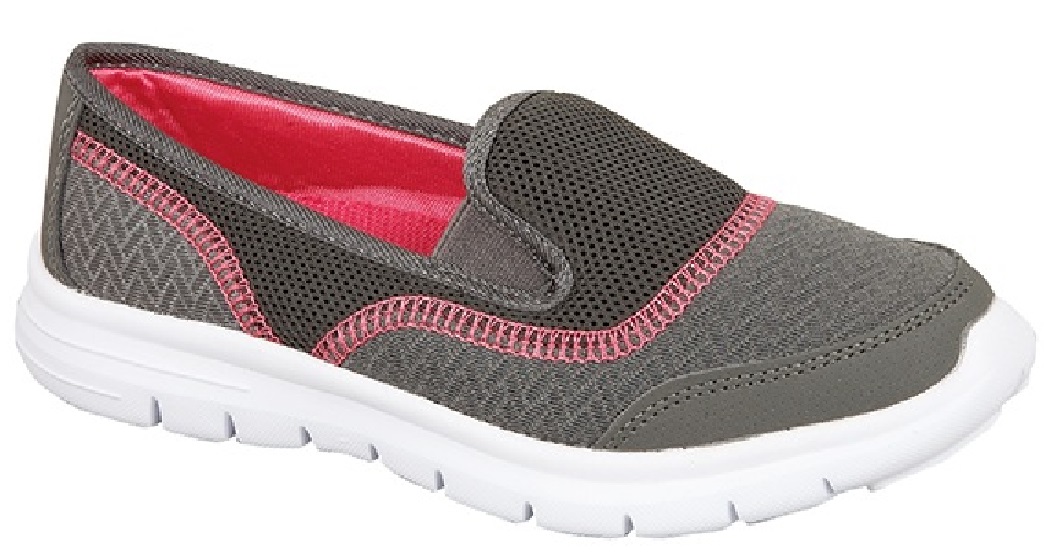 WOMENS LADIES GYM SHOES TRAINERS FLAT SLIP ON CASUAL LIGHTWEIGHT SPORTS