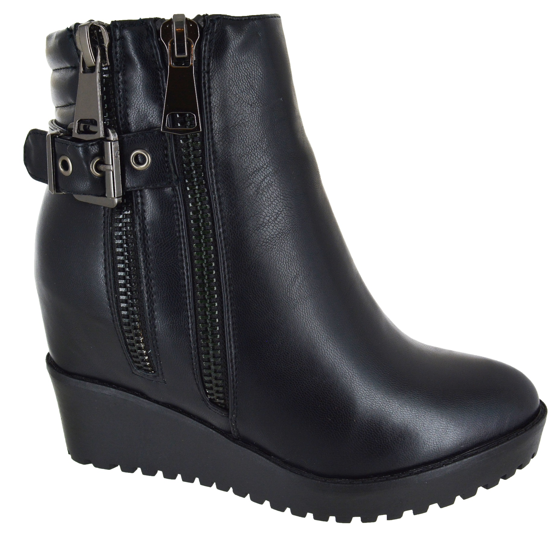 midcalf wedge boots