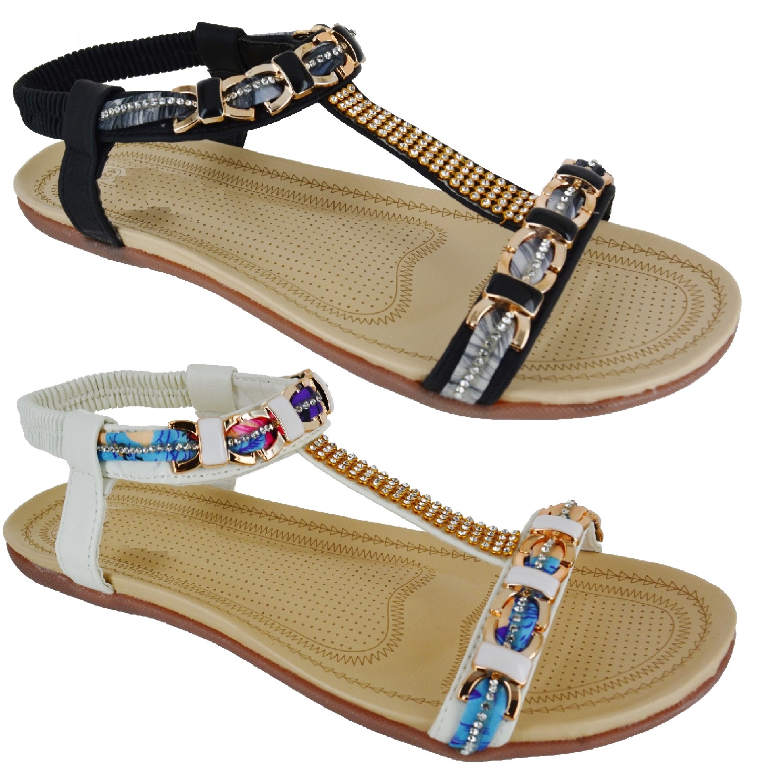women's size 11 wide flat sandals