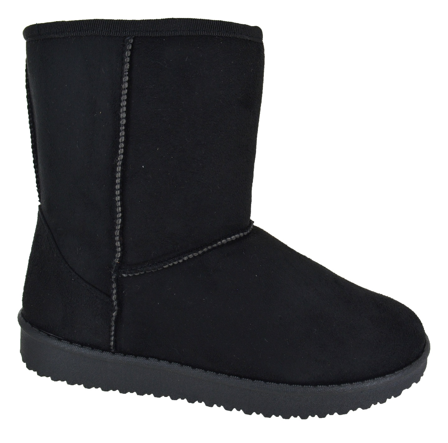 LADIES WOMENS WARM WINTER FAUX FUR LINED HUG SNUGG ANKLE SHOES BOOTS SIZE 3-8