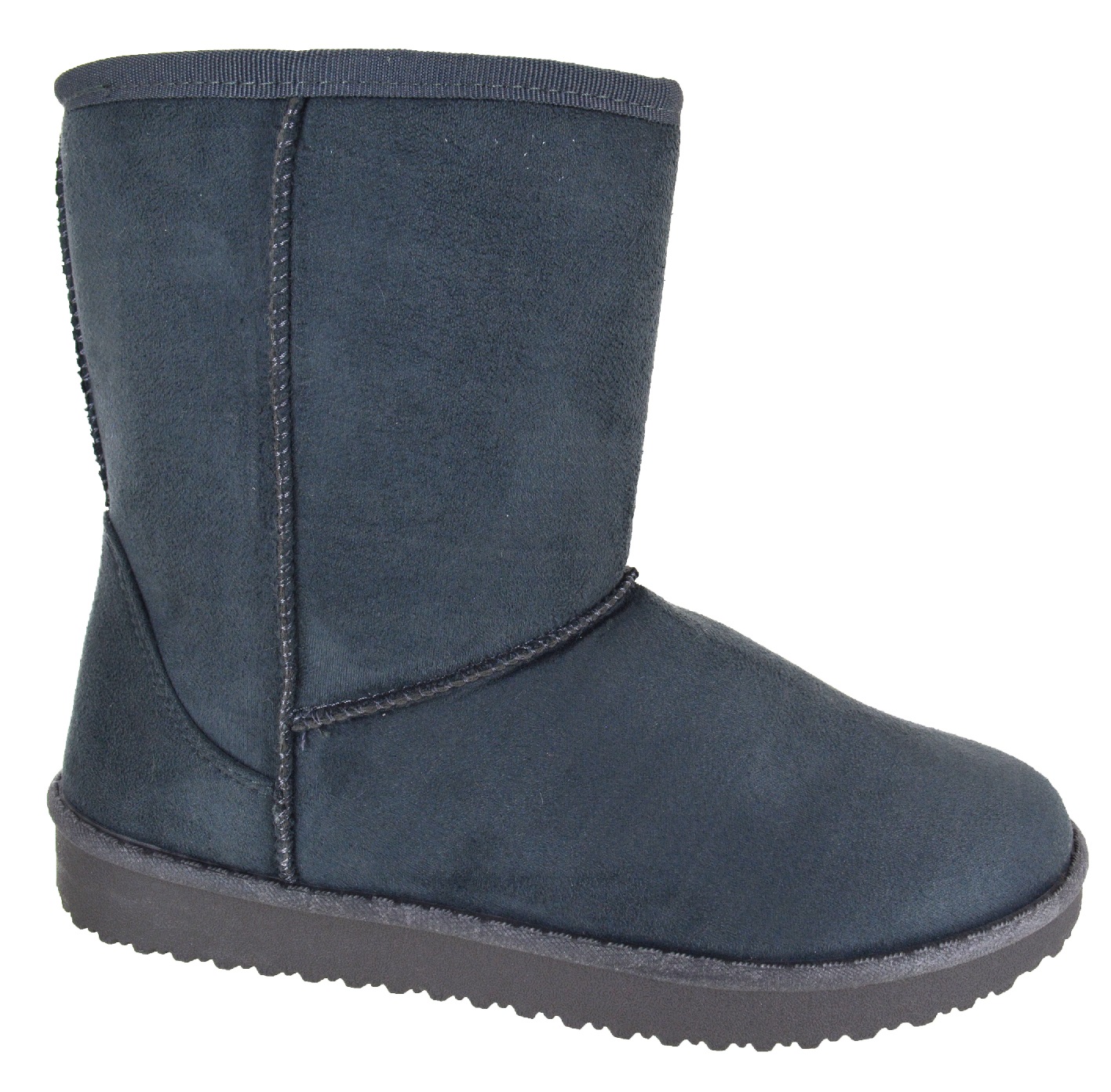 LADIES WOMENS WARM WINTER FAUX FUR LINED HUG SNUGG ANKLE SHOES BOOTS SIZE 3-8