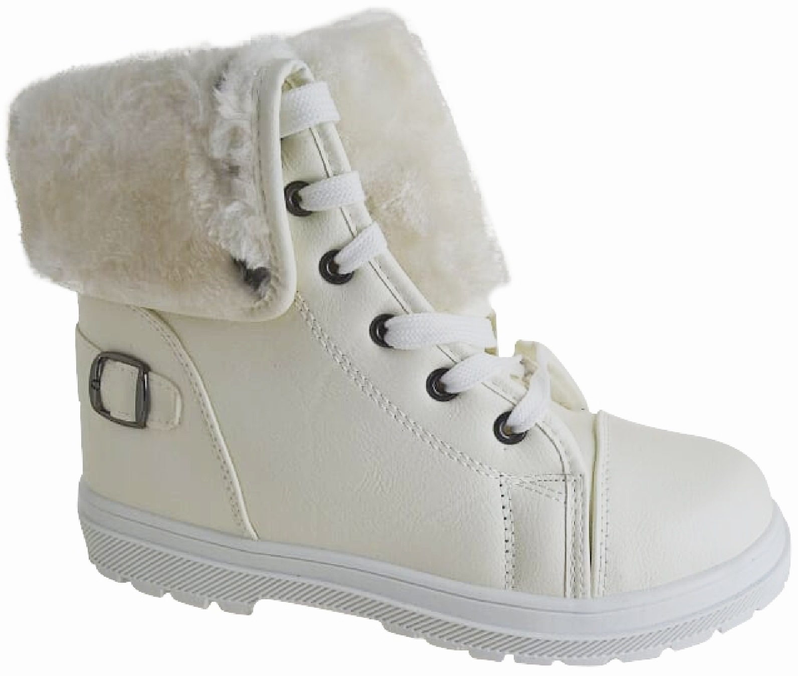 LADIES WINTER FAUX FUR LINED SHOES WOMENS CASUAL COMFY TRAINERS ANKLE BOOTS SIZE