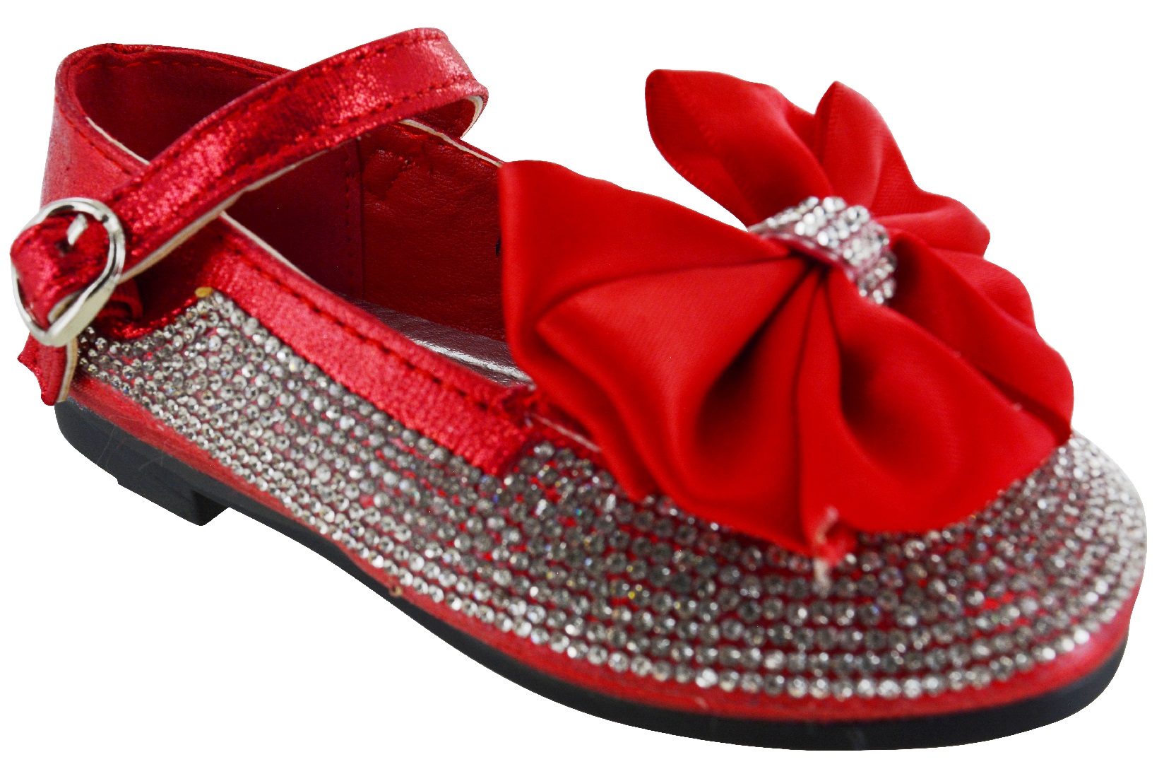GIRLS WEDDING PARTY CASUAL SMART TODDLER FLAT SPANISH SHOES CHILDRENS SIZE 3-7