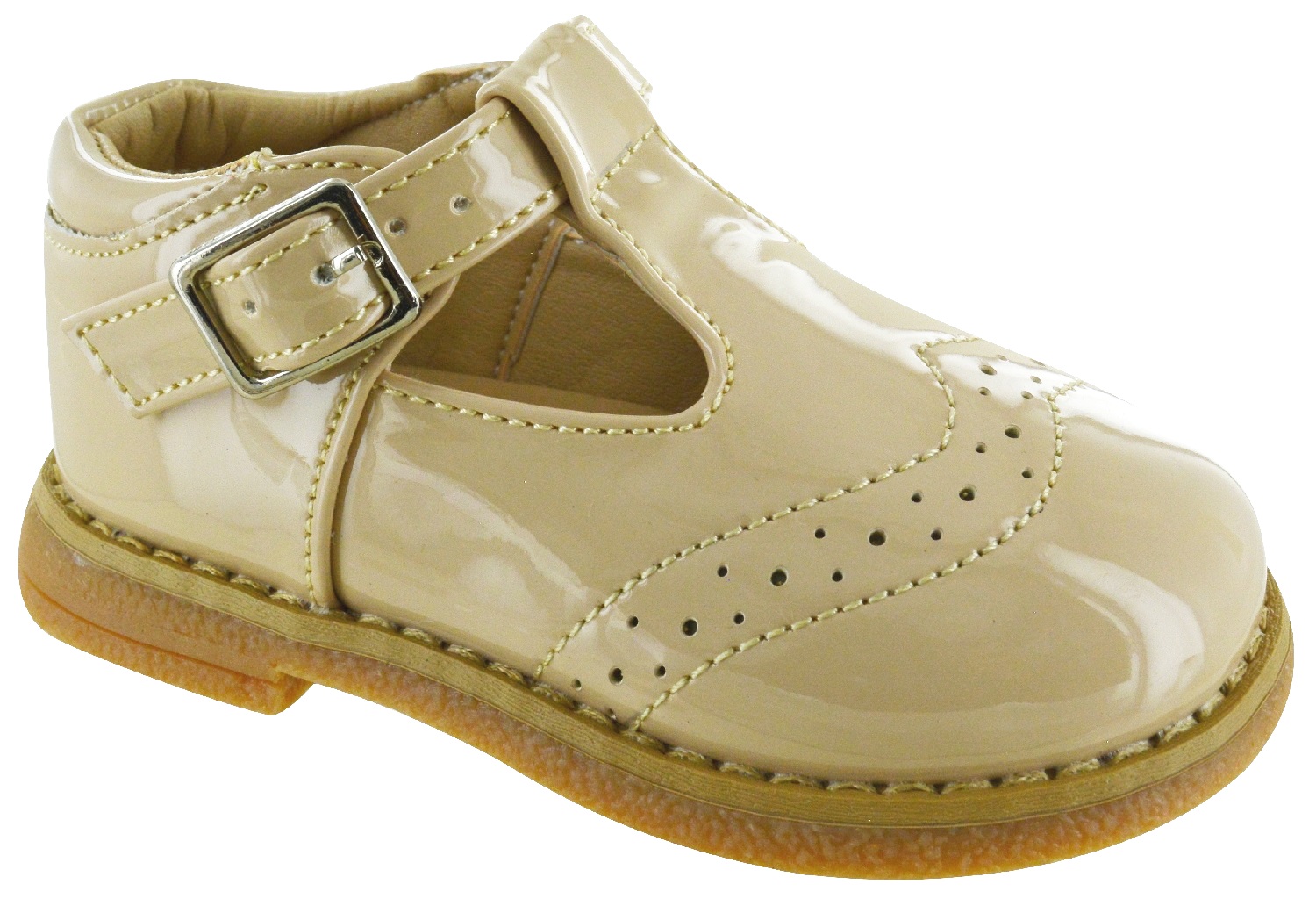 KIDS BABY INFANTS CHILDRENS SPANISH BUCKLE FLAT WEDDING PARTY TOODLER SHOES SIZE