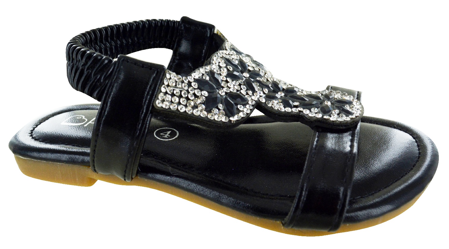 GIRLS INFANTS KIDS CHILDREN SUMMER DIAMANTE PARTY BEACH HOLIDAY SANDALS SHOES SZ