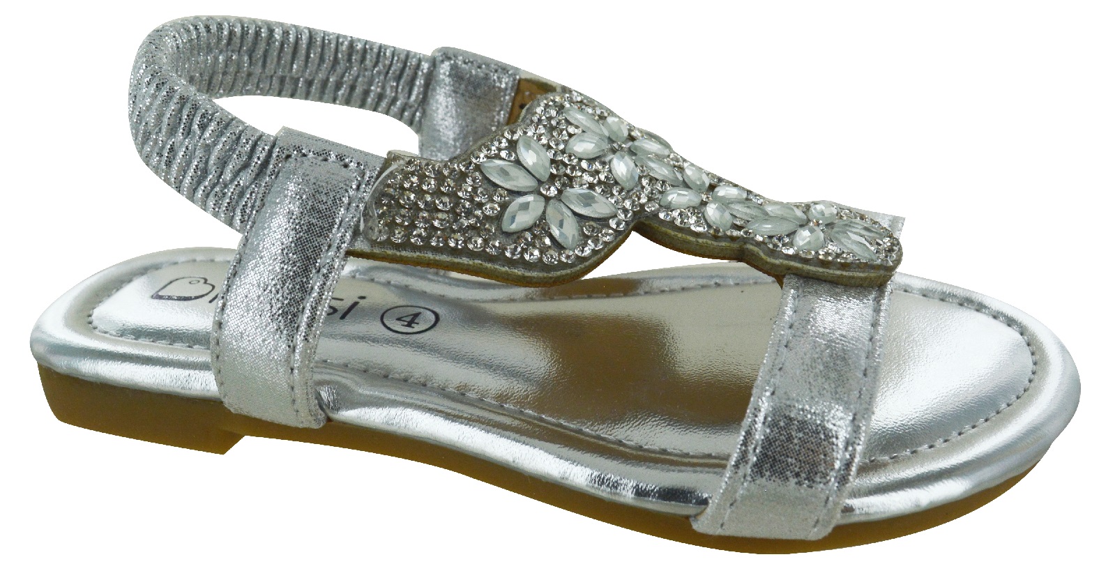 GIRLS INFANTS KIDS CHILDREN SUMMER DIAMANTE PARTY BEACH HOLIDAY SANDALS SHOES SZ