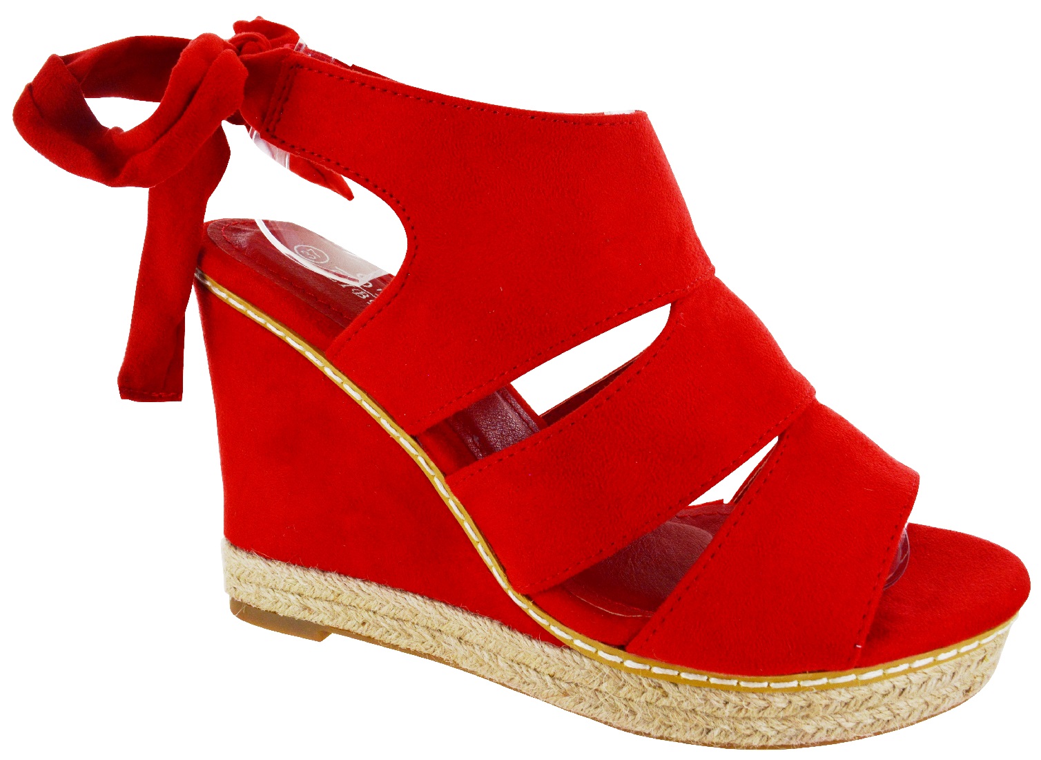 LADIES WOMENS SUMMER HIGH HEEL PLATFORM ESPADRILLES WEDGE SANDALS SHOES SIZE 3-8
