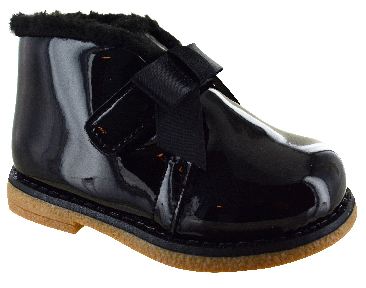 GIRLS CHILDRENS ANKLE FLAT WINTER FUR LINED COMFY SCHOOL SHOES KIDS BOOTS SIZE