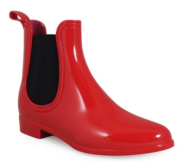 Ladies Ankle Wellies Short Slip On Side Gusset Wellington Boots Sizes 3 To 9 EBa