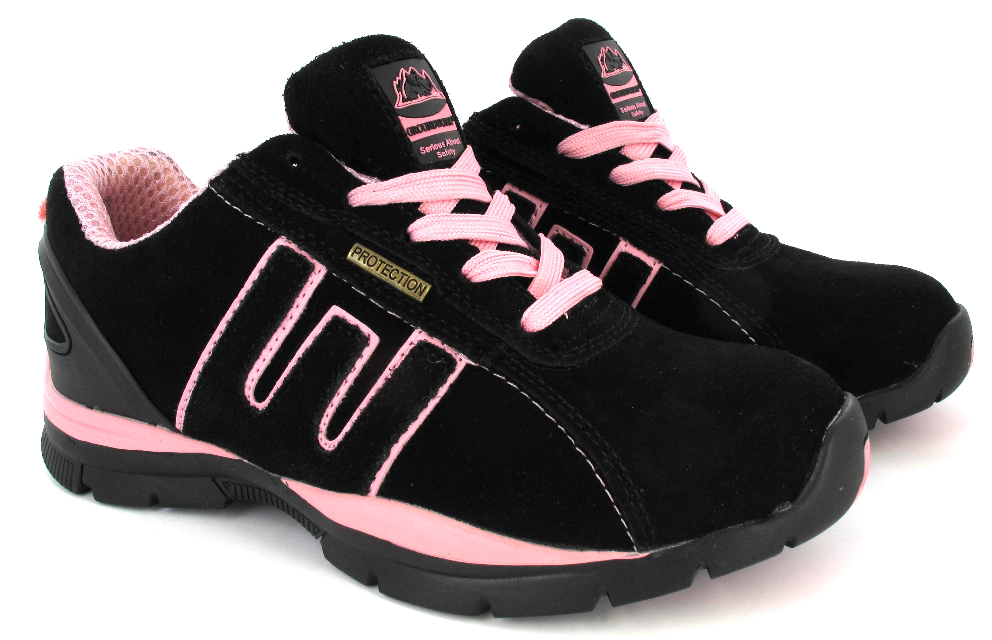 steel toe cap trainers womens