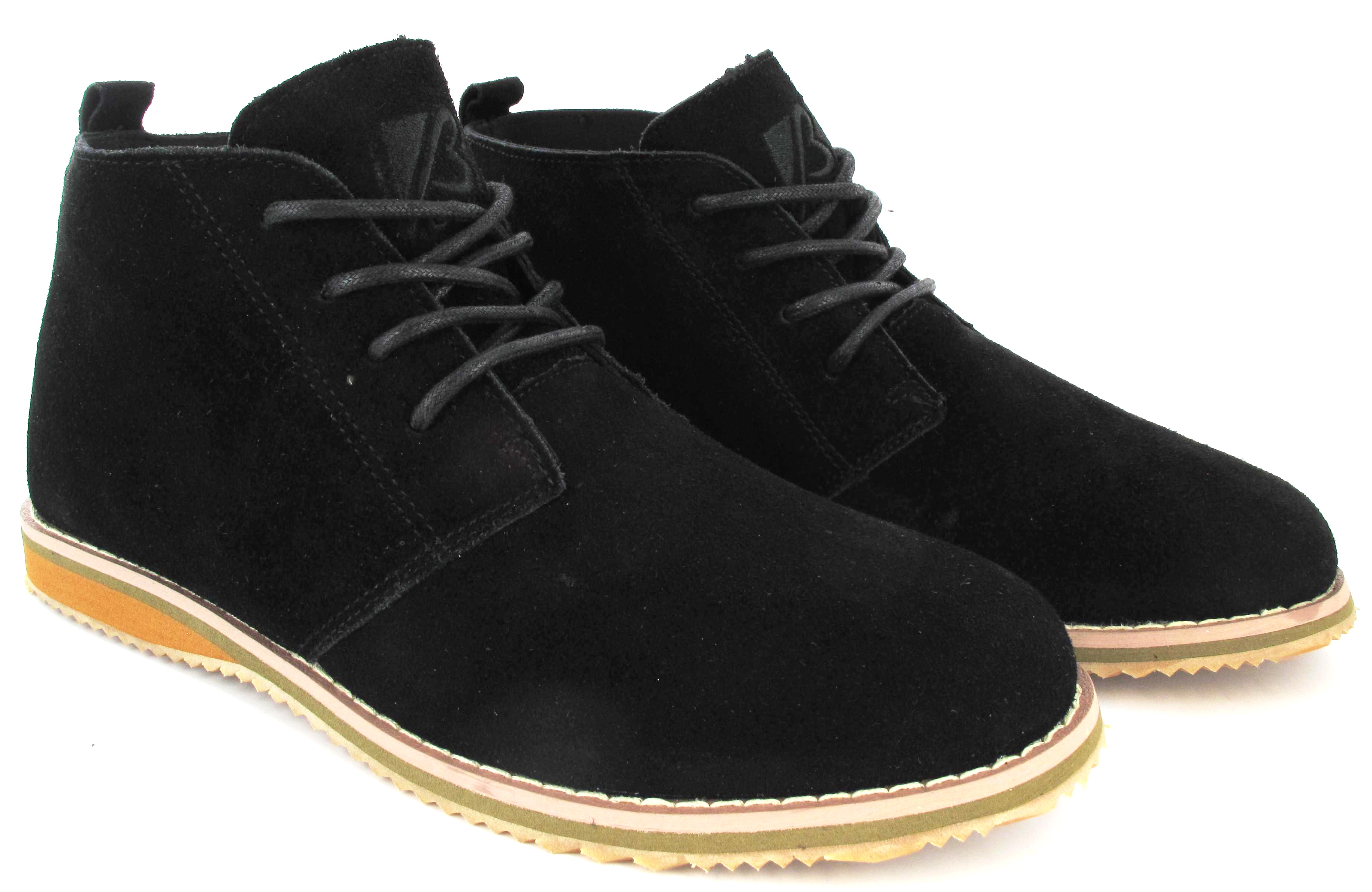 MENS SUEDE CASUAL LACE UP FASHION BOOTS LEATHER SUEDE ANKLE DESERT ...