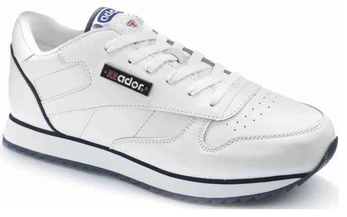 boys white velcro trainers
