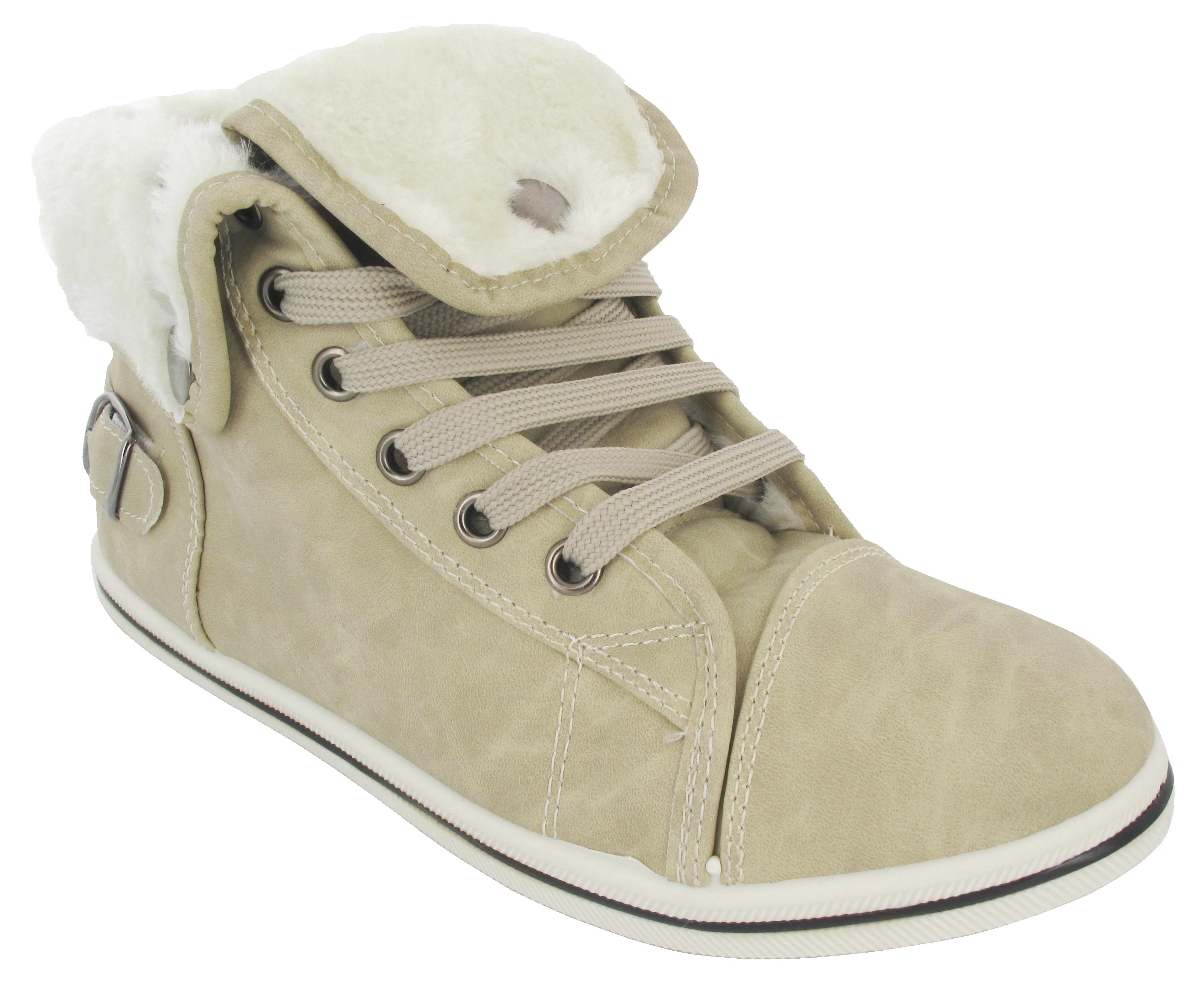 flat high top boots